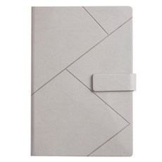 Black Swan天鵝絨造型商務筆記本, 灰色