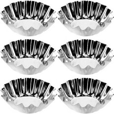 tescoma 菊花蛋塔模 點心烤模 45g 6個, 1組