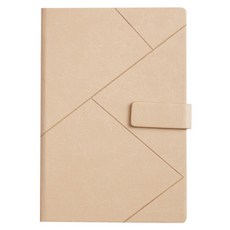 Black Swan天鵝絨造型商務筆記本, 卡其色