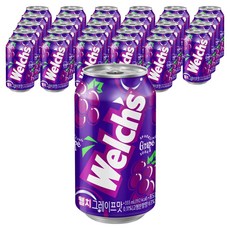 웰치스 그레이프맛, 355ml, 18개