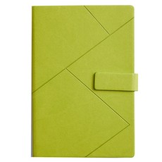 Black Swan天鵝絨造型商務筆記本, 綠色