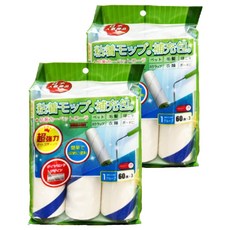 日系生活老媽 伸縮拖把補充 60張 3捲, 2包