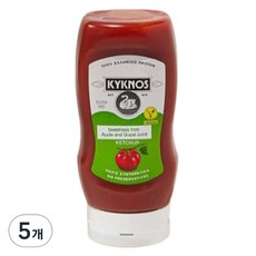 Kyknos 果汁調味的希臘番茄番茄醬, 5個, 360g