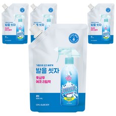 온더바디 발을 씻자 코튼풋 쿨링 샴푸 리필, 1개입, 4개, 500ml