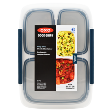 OXO 隨行密封分隔保鮮盒, 1組, 容器 + 蓋子