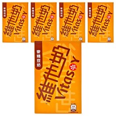 Vitasoy 維他奶 麥精豆奶, 250ml, 5入