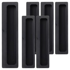 ALLGORR 嵌入式把手 150 黑色, 6個