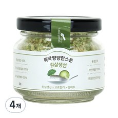 리틀스푼 뚝딱영양한스푼 이유식, 흰살생선맛, 4개, 25g