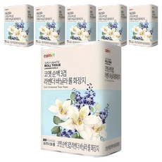 코멧 순백 3겹 라벤더 바닐라 롤화장지, 30m, 30개입, 6개