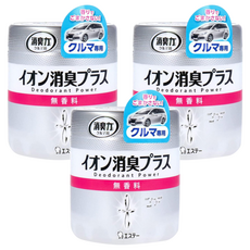 ST 雞仔牌 消臭力 車用離子除臭劑 透明珠 無香, 90g, 3罐