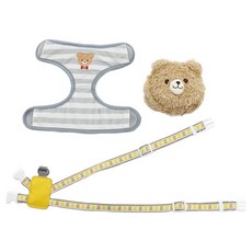 PET PARADISE 寵物胸背帶 + 小熊包包, 1件