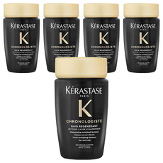 KERASTASE 巴黎卡詩 黑鑽極萃逆時淨髮浴 國際航空版, 80ml, 5瓶