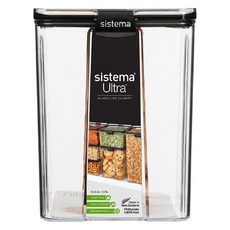 sistema ULTRA 方型密封保鮮盒, 2.75L, 1個