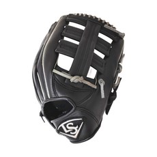 LOUISVILLE Slugger 經典系列 2.0 LS 棒壘手套 雙十字 LB33401BK3, 黑色, 1個