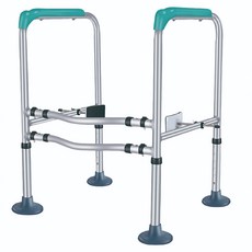 Fullicon 護立康 無背馬桶起身助力架, 銀色, 1個