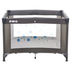 E-M-C 輕巧型折疊嬰兒床 2507型號 8.5kg 咖啡色