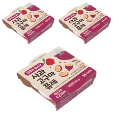 FARM TO FAMILY 蔬果泥, 蘋果地瓜口味, 120g, 3個