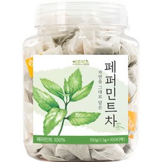 BARUN F&B 薄荷茶三角茶包, 1.5g, 100包, 1罐
