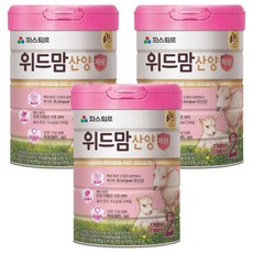 위드맘 산양 제왕 분유 2단계, 750g, 3개