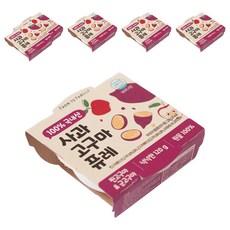 FARM TO FAMILY 蔬果泥, 6個, 蘋果地瓜口味, 120g