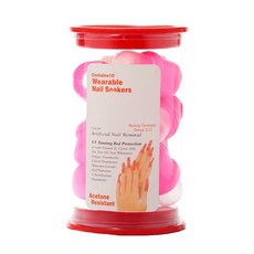 蕉蕉購物 凝膠指甲卸甲套 10入, 1組, 粉紅色