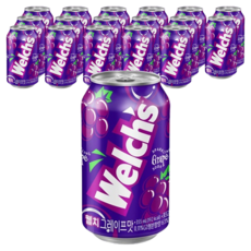 웰치스 포도, 355ml, 18개