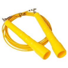 김수열줄넘기 초고속 와이어 줄넘기 K-250, 노랑, 1개