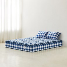 이노센트 헤븐 프리미엄 필로우탑 독립 포켓 매트리스 방문설치, 오션블루, 300mm