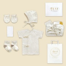 ikii 孩童短袖肚衣用品禮盒 5件組+禮物袋