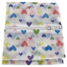 Little Pink Rabbit 粉彩小兔 愛心粉彩洗衣袋 角型50x60cm 12個, 愛心, 1包