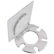 熊好貼 國際無痕掛勾 牙刷牙膏架 獨特環狀直立式5槽設計 節省空間 承重達3公斤, 半圓款, 1個