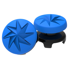KONTROLFREEK Edge PS5/4 拇指搖桿套 提升舒適度及改善準確性, 藍色 + 黑色, 1組