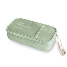 標誌性的 Courtney Grand 筆袋, Tea Green, 1入