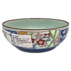伊萬里茜峰 - 日本製 寬13.2cm 高5cm 容量400mL 陶瓷, 花卉圖案, 1個