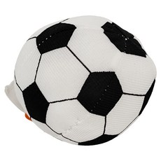 Pet Paradise 寵物玩具 足球 7cm 聚酯纖維 黑色 + 白色, 足球 黑色 + 白色, 1個
