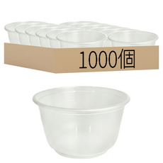 盒作社 碗 透明款 FBM360, 1箱, 1000個裝
