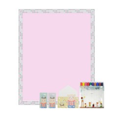 맘스보드 캔디 보드 베이직 3종 커들리 베어 세트, 캔디핑크 + 핑크, 1개