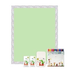 맘스보드 캔디 보드 베이직 3종 해피 앨리 세트, 캔디핑크 + 그린, 1개