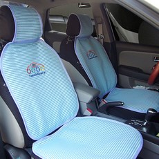 Ubauto 涼感坐墊, 天藍色條紋, 1個