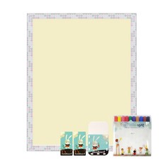 맘스보드 캔디 보드 베이직 3종 클레버 래빗 세트, 캔디핑크 + 옐로우, 1개