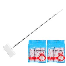 CLEAN i 長柄除塵滾筒 主商品 + 強力補充包 大 10 m 6入, 1套