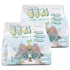 毛乾爽 薯薯ki 木薯砂, 小蘇打原香, 2.5kg, 2包