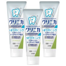 LION 獅王 固齒佳 酵素極致亮白牙膏, 天然萃取酵素, 獨特齒垢分解酵素, 日本厚生省認證, 添加雙重W淨色因子和日本先進萃取酵素配方, 130g, 3條