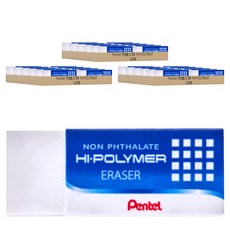 Pentel 飛龍文具 HI-POLYMER 標準型橡皮擦 Set 36個, ZEH-10, 3盒