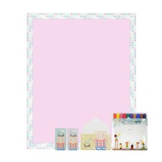 맘스보드 캔디 보드 베이직 3종 커들리 베어 세트, 캔디블루 + 핑크, 1개