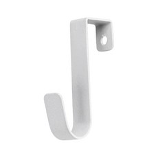 CHIFUN SENHUO 祈樂森活 廚門小吊鉤烤漆 6.8 x 1.3 x 2.3cm 136g 2個, 白色, 5組