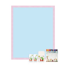 맘스보드 루나 보드 베이직 3종 해피 앨리 세트, 루나핑크 + 블루, 1개