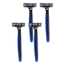 DORCO 雙層潤滑廣角輕便刀Set, 潤滑條設計 增強滋潤效果 特殊雙層刀片 刀鋒更加強韌, 10支, 4包