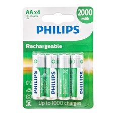 PHILIPS 飛利浦 Multi Life低自放電3號鎳氫充電電池 顏色隨機, 4個, 1組