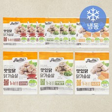 맛있닭 닭가슴살 볼 100g x 3종 x 4팩 세트 (냉동), 1.2kg, 1세트